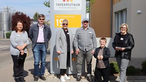 Abbildung: Besuch von Simone Fischer